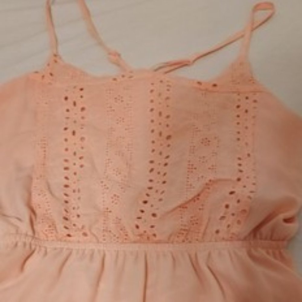 No Boundaries maxi long summer dress.  SZ XL  Pink Beach, Summer Days Eyelet